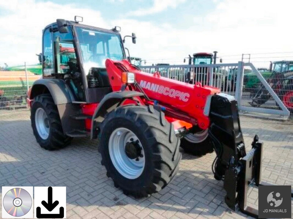 Manitou MLA 628 Series 3 Telehandler Service Repair Workshop & Parts Manual. - Image 1 of 1