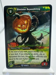 World of Warcraft TCG Foil Promo Holiday 6 2012 Sinister Squashling - Picture 1 of 1