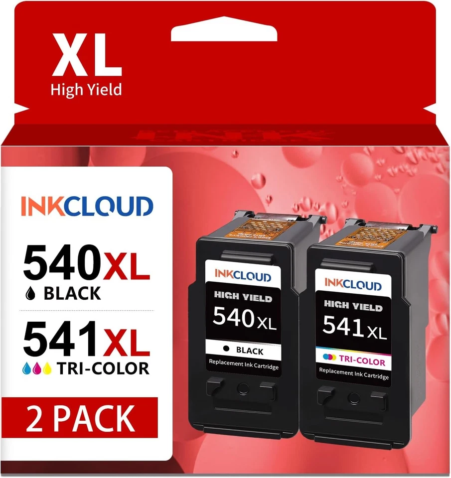 Canon 540/541 & 540XL/541XL Noir & Tricolour Cartouche d'encre pour Pixma MG2150 - Photo 1/4