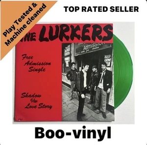 The Lurkers ~ Shadow 7” Green Vinyl Punk Record 2017 EX / EX - Imagen 1 de 8