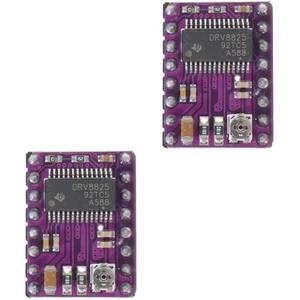 2 Pieces Pilote De Moteur Pas À Avec Dissipateur Chaleur Carte Commande - Photo 1/12
