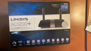 LINKSYS AC1200+ DUAL BAND SMART ROUTER WI-FI GIGABIT ROUTER OPTIMIZED - Picture 1 of 8