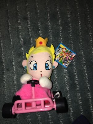 Super Mario Kart Peluche Takara 1993 Melocotón Figura OVNI ¡Variante RARA! Japón Nintendo Foto 1 de 3