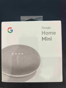 NEU Google Home Mini 1. Gen Smart Lautsprecher mit Google Assistant Kreide - Bild 1 von 4