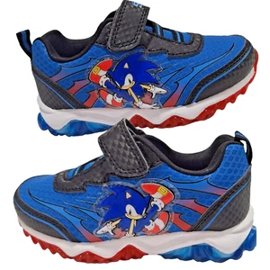 Neu Sega Sonic the Hedgehog leuchtende Sportschuhe für Jungen blau Gr. 7 (15cms) - Bild 1 von 18