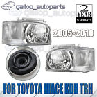 For Toyota Hiace Commuter Trh Kdh Van Bus 2005-2010 Headlight Lamp H4 Lh+rh
