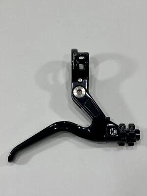 BOX ONE Genius 85mm BMX Racing V Brake Lever Black Ti Bolts ODI Clamp - Image 1 of 4
