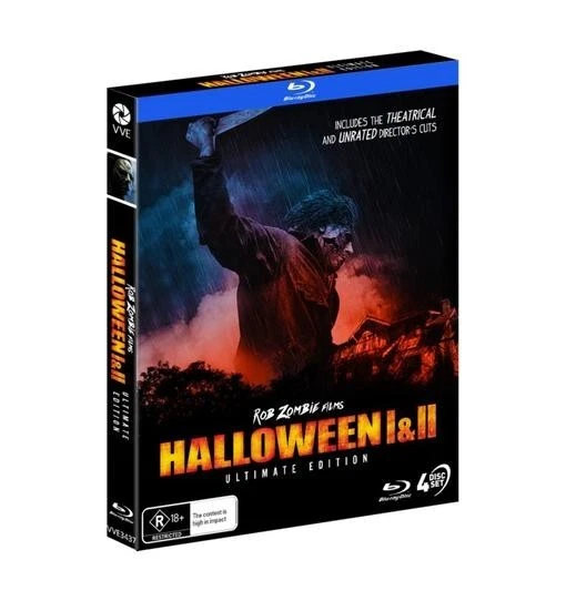 Rob Zombie's Halloween 1 & 2 ultimate edition (BLU RAY) Region free  -sealed - Image 1 of 1