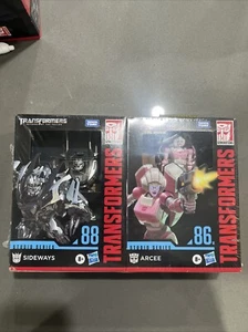 Sealed SIDEWAYS 88 & ARCEE 86 Combo Pack Transformers Studio Series Deluxe RARE! - Picture 1 of 1