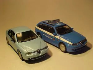 LOT '98 Alfa Romeo 156 Solido &Sportwagon New Ray Police 1/43 Diecast Mint Loose - Picture 1 of 8