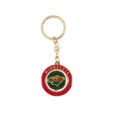 Minnesota Wild NHL Hockey Spinner Keychain Cover