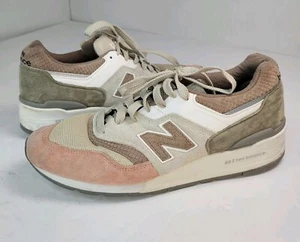 New Balance 997 Mens Sz 11 Shoes M997CSU Sunset Desert Heat 2017 Suede Made USA - Picture 1 of 13