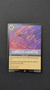 Disney lorcana Strength Of A Raging Fire Rise Of The Floodborn 201/204 NON FOIL - Bild 1 von 2