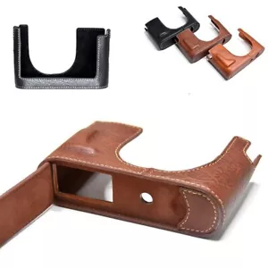 Unterseite Kameratasche PU Leder Halbkörper Schutz Cover Base für Leica Q2 Cover - Bild 1 von 15