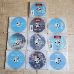 Redbox Disney Pixar Marvel Avengers Blu-Ray Lot Of 10 Movies Pre-Owned Bundle - Picture 1 of 3