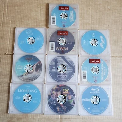 Redbox Disney Pixar Marvel Avengers Blu-Ray Lot Of 10 Movies Pre-Owned Bundle - Image 1 of 3