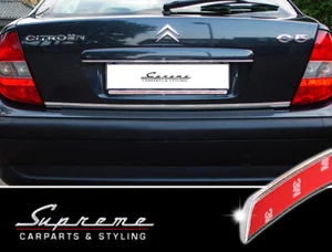 para CITROEN C5 I Sedán 01-04 - 3M cromo listón trasero protección de bordes - Imagen 1 de 7