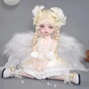 Rosa Ojos Llorando Cara BJD Muñeca Hermosa 1/6 Niñas Muñecas Niños Con Vestido - Imagen 1 de 18