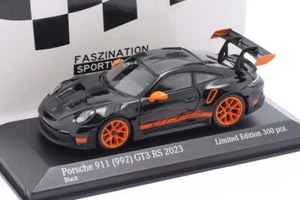 Minichamps 1:43 Porsche 911 992 GT3 RS Weissach 2023 Black Ltd 300pcs 413062115 - Picture 1 of 1