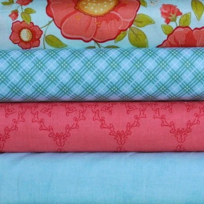 Daydream Blue 4 cuartos de grasa de tela de Stitch Studios para Riley Blake, 1 yarda Foto 1 de 2