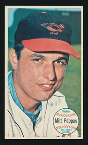1964 Topps Giants #5 MILT PAPPAS (Baltimore Orioles) *AUTOGRAPHED* d.2016 - Picture 1 of 2