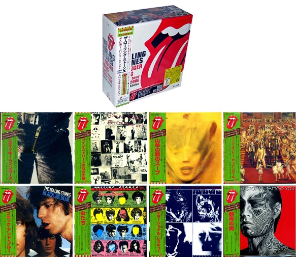 ROLLING STONES Bigger Bang Japan Mini LP 8 CD  numbered BOX 2005 TOCP-66451∼58 - Bild 1 von 1
