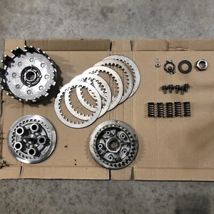 1987 1988 Yamaha Virago XV535 Clutch Boss Basket,  Drive Gear, Pressure Plates - Picture 1 of 9