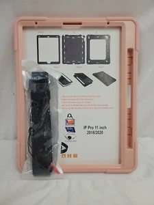 For Apple iPad Pro 11" 2020 2018 Rubber Rugged Stand Protective Case Cover - Picture 1 of 2