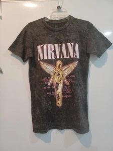NWT Nirvana In Utero Black Graphic Tshirt - Picture 1 of 6
