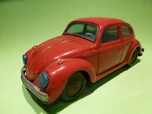 MADE IN JAPAN TOY TOWN - VW VOLKSWAGEN - KAFER BEETLE - RED - FAIR CONDITION - Imagen 1 de 12