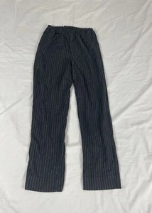 John Galt Girl Black Striped Elastic Waist Pants..See Measurements. - Picture 1 of 9