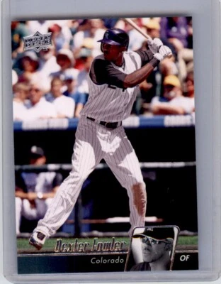 Upper Deck Dexter Fowler 2120 Colorado Rockies #179 2010 Foto 1 de 2