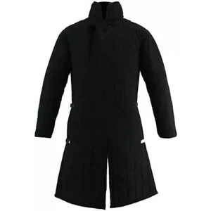 Wikinger Wintermantel - wattierte Mittelalter Rüstungsjacke für Cosplay, LARP, Fantasy Fledermaus - Bild 1 von 13