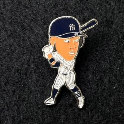 VINTAGE STYLE NEW YORK YANKEES PLAYER "AARON JUDGE" MLB ENAMELED LAPEL PIN... - Image 1 of 2