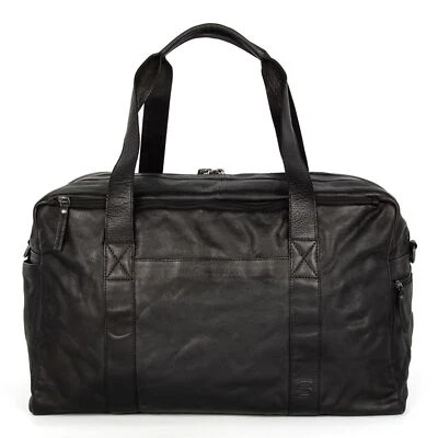 SPIKES & SPARROW Brian Weekender Reisetasche Schultertasche Tasche Black schwarz - Bild 1 von 3