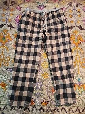 Pantalones de pijama True Grit para hombre XLT gris a cuadros franela pijamas ropa de estar invierno Foto 1 de 4