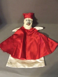 HAND MADE WISE MEN NATIVITY HAND PUPPET WITH PAINTED PLASTIC FACE - Picture 1 of 7