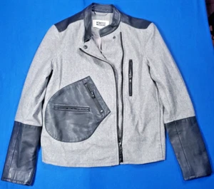 MTWTFSS Weekday Women Nikita Mix Jacket Biker Size XS NEW NWOT - Picture 1 of 22