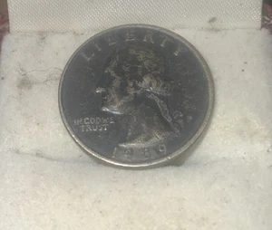 Scarce Rare 1989 Quarter Dark Brown Brown Missing Clad on Obverse and Reverse - Picture 1 of 5