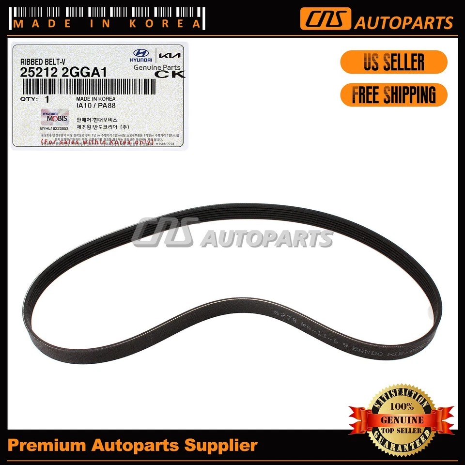 Genuine OEM Serpentine Belt for Hyundai 252122GGA1