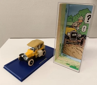Herge Moulinsart Ford T TINTIN AU CONTO 1/43 + Certificato di autenticità - Immagine 1 di 2