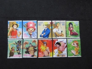 JAPAN COMMEMO STAMPS ( ANIMATION HERO & HEROINE.ONE PIEACE ) USED - Bild 1 von 1