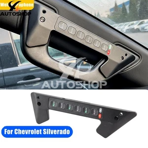 Grab Handle Switch Panel For Chevrolet Silverado 6 Gang Wireless Light Control - Picture 1 of 8