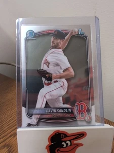2025 Bowman Chrome David Sandlin 1st Bowman #BCP-195 Boston Red Sox - Bild 1 von 2