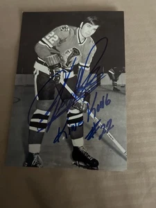 Chicago Blackhawks JERRY KORAB signed 4x6 Foto NHL HOCKEY AUTOGRAMM - Bild 1 von 1