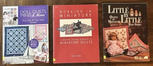 Miniatur/Puppengröße Quiltmuster Bücher (3er Set) - Bild 1 von 8