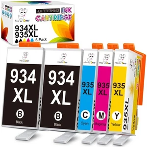 934 und 935 Tintenpatronen 5er Pack, kompatibler Ersatz für HP 934XL 935XL... - Bild 1 von 9
