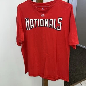 Washington Nationals #37 Stephen Strasburg Mens XL Majestic Shirt - Picture 1 of 6