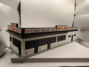 GENE'S & JUDE'S HOT DOG STAND S SCALE BUILDING-DIORAMA - Picture 1 of 4