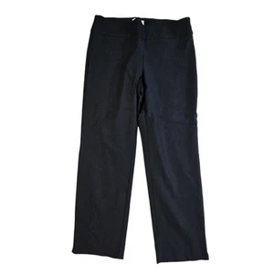 Pantalones de vestir ajustados elásticos Charter Club talla P10S negros con bolsillos Cambridge - Imagen 1 de 9